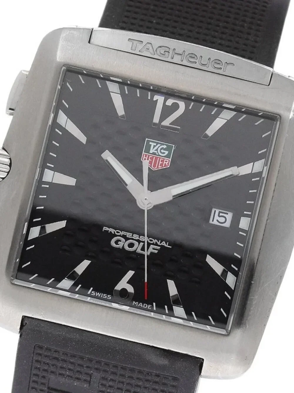 TAG HEUER Professional Sports Golf WAE1111-0 Tiger woods Quartz Men's_969921